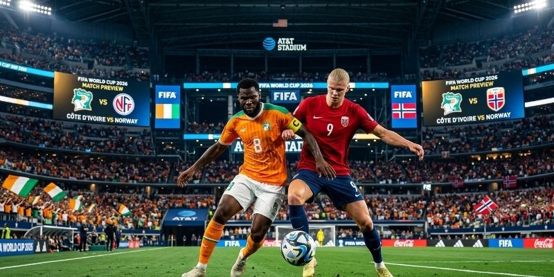 Soi kèo Bờ Biển Ngà vs Na Uy không e ngại đối thủ