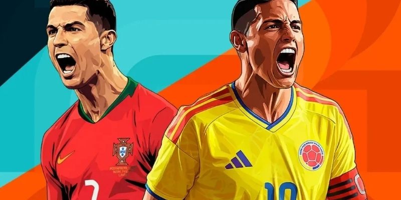 Soi kèo Colombia vs Bồ Đào Nha quyết tâm đánh bại đối thủ